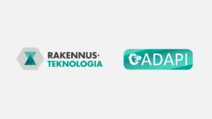 Rakennusteknologia Solutions Oy ja Cadapi Oy logo