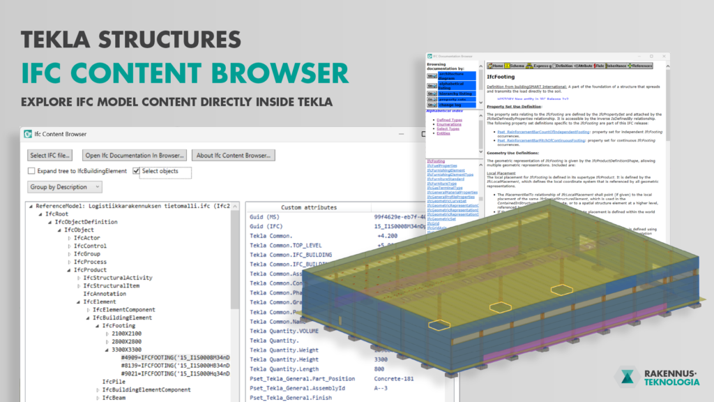 IFC Content Browser for Tekla Structures