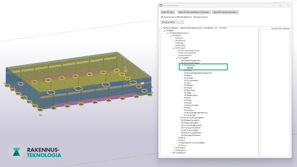 IFC Browser plugin for Tekla Structures